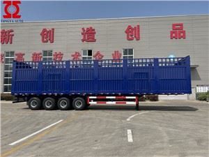 4achsiger Pfahl-Sattelauflieger