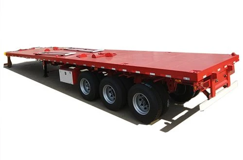 China Hot Sale 40ft Pritschen-LKW-Anhänger mit langlebiger Qualität