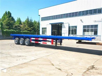 40-Fuß-Container-Tiefbett-LKW-Anhänger