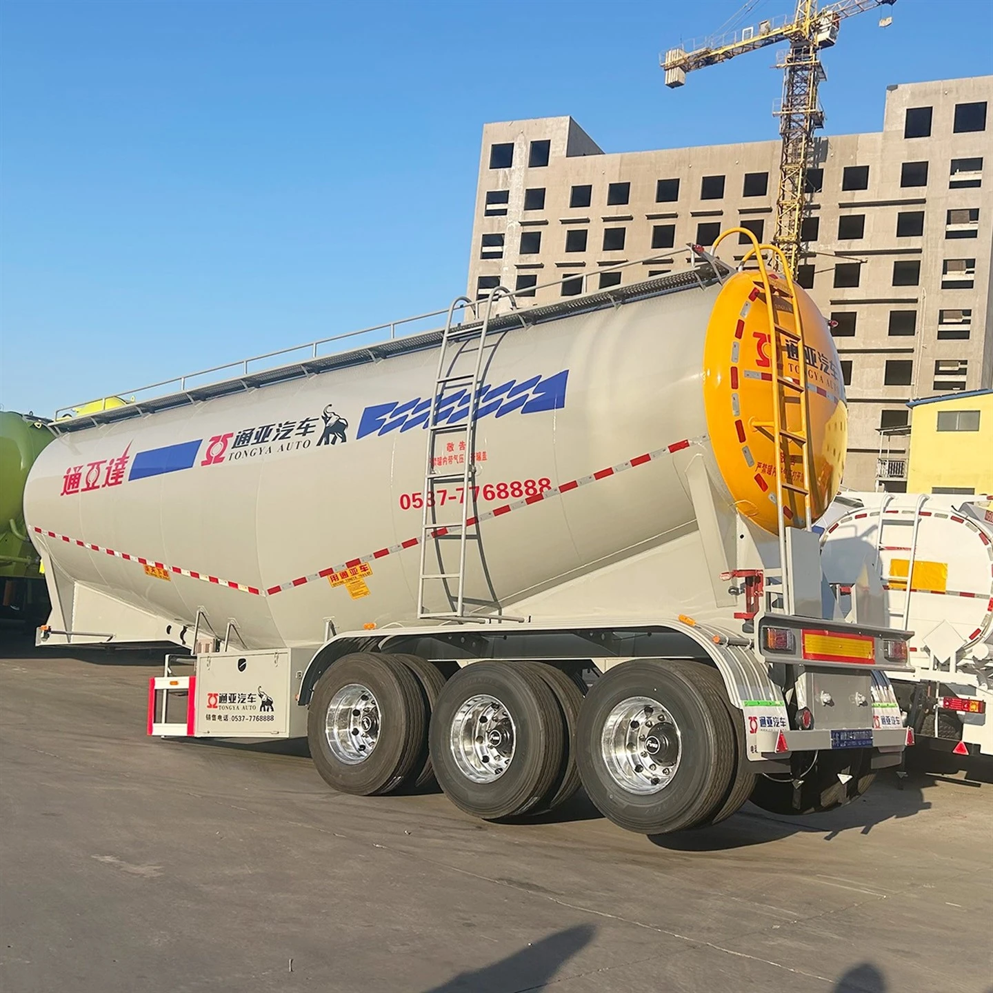 3-Achsen-Massenzementtanker-Sattelauflieger