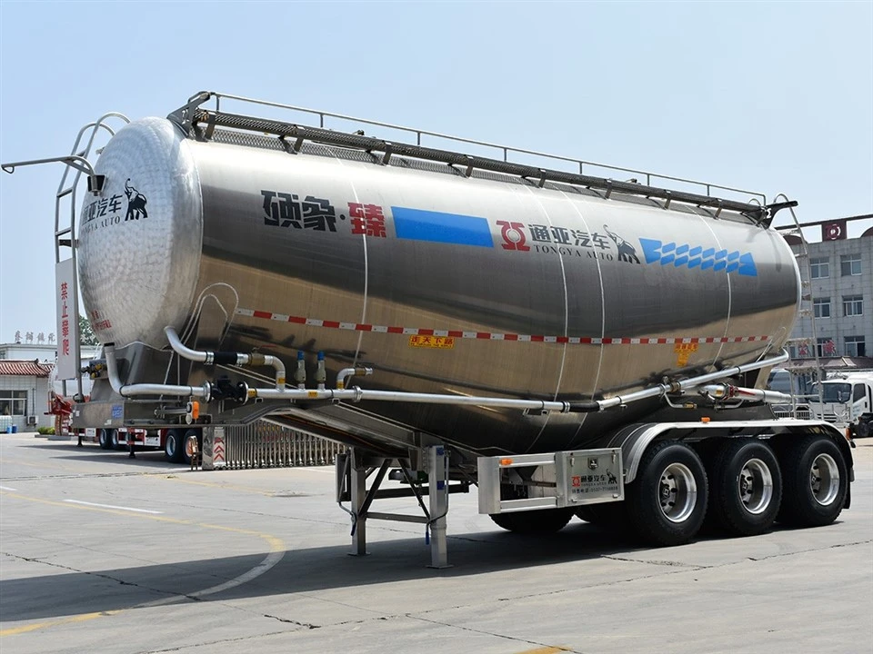 40t Aluminiumzement Tanker Halbanhänger