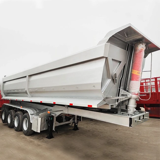 China Factory TONGYA Marke U-förmiger Hyva-Zylinderkippanhänger zum Verkauf