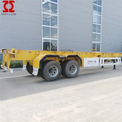 2 Axkes 40ft Containeranhänger
