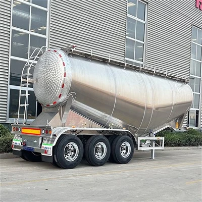 Anhänger für Massenzementtanker aus Aluminium